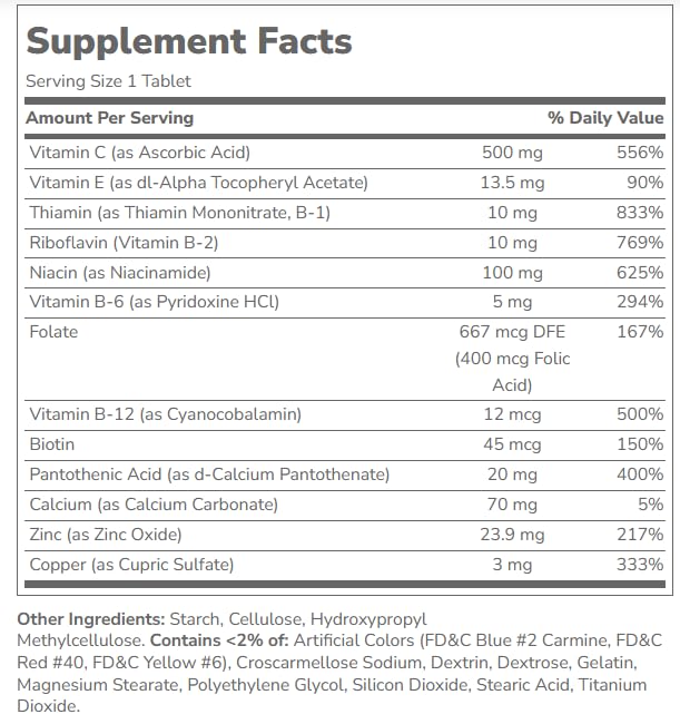 21st Century Stress B Plus Zinc - 66 Tablets - image 5