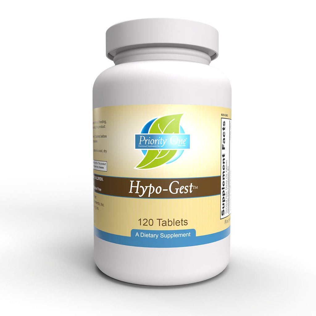 Priority One Vitamins Hypo Gest Digestive Enzyme - 120 Tablets
