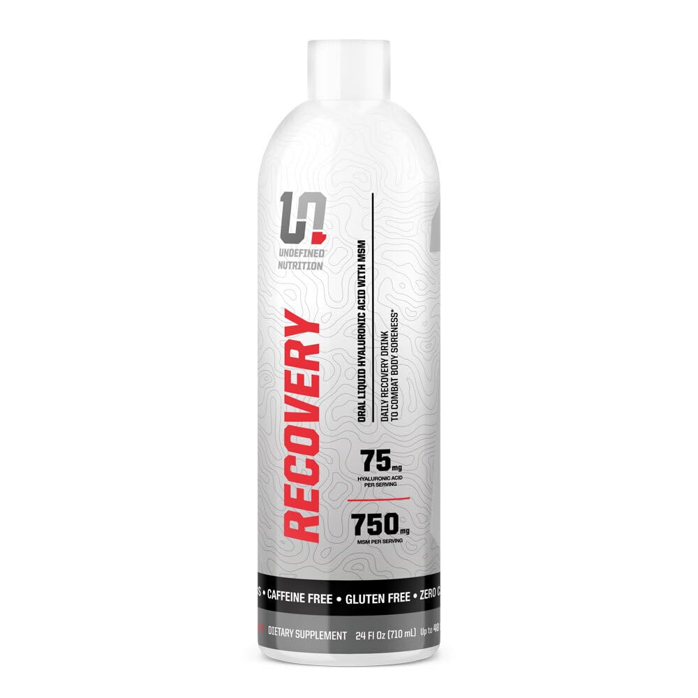 Undefined Nutrition Recovery Oral Liquid Hyaluronic Acid - 24 oz