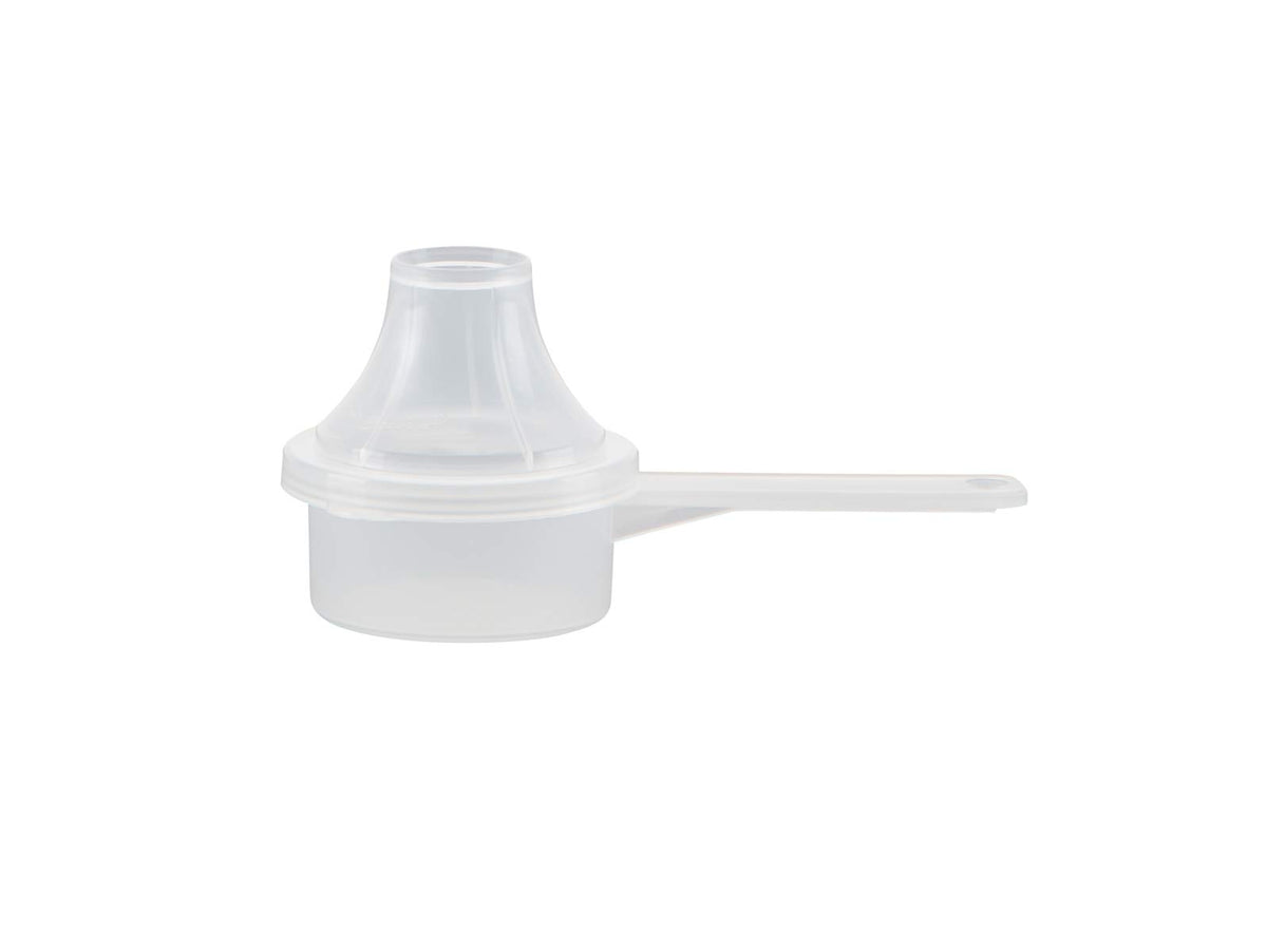 The Scoopie Plastic Short Handle Scoop with Attached Funnel