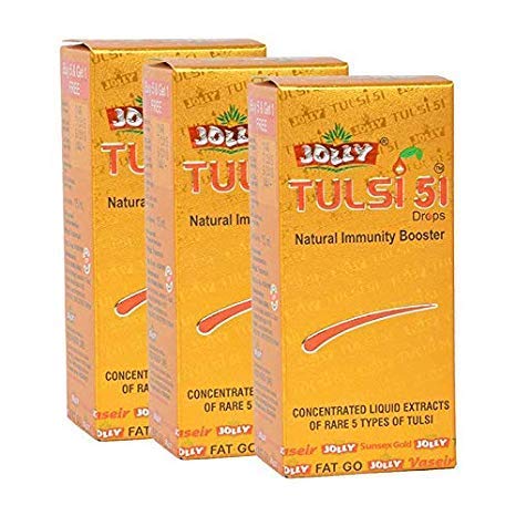 Jolly's Tulsi 51 Drops Natural Immunity Booster - 1 Bottle - image 3