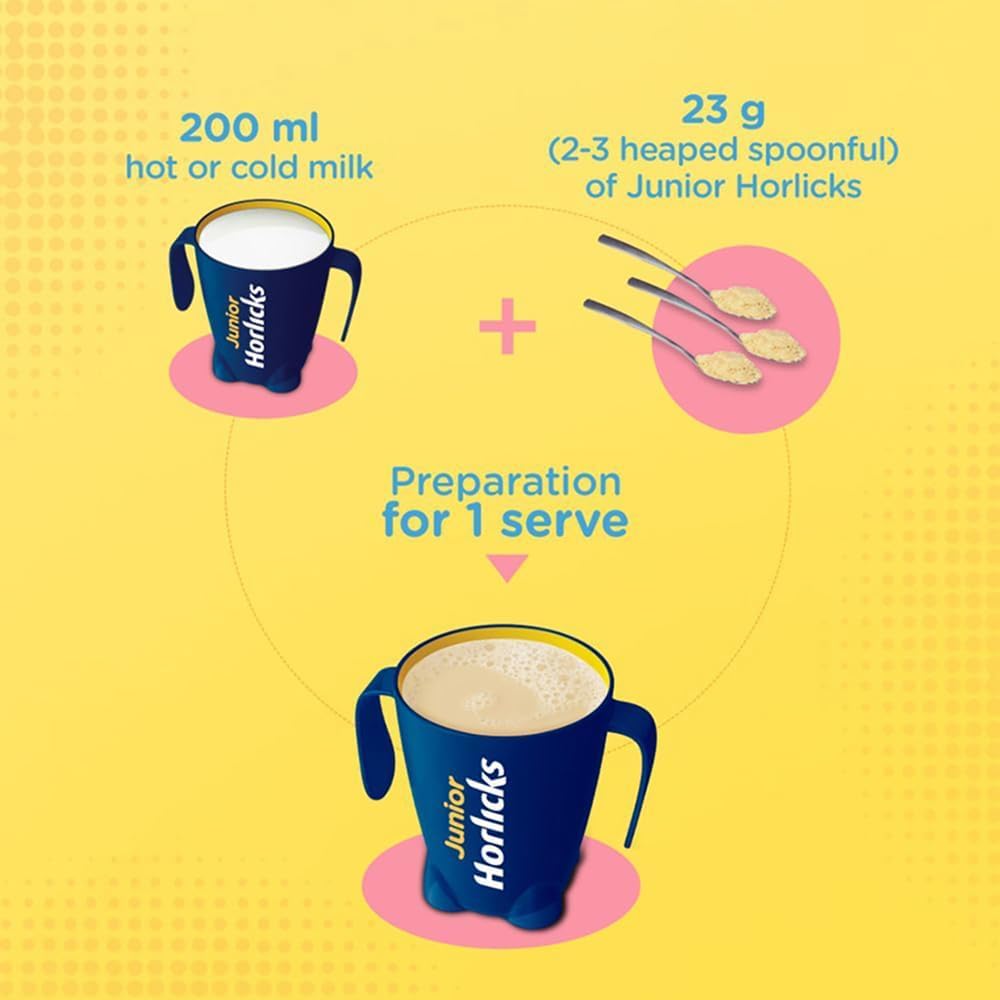 Junior Horlicks Original Stage 1 Malted Drink - 500g - image 4