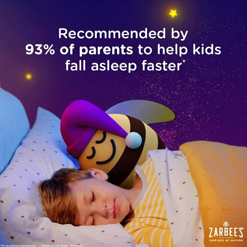 Zarbee's Kids 1mg Melatonin Gummy Sleep Supplement - 50 Gummies - image 3