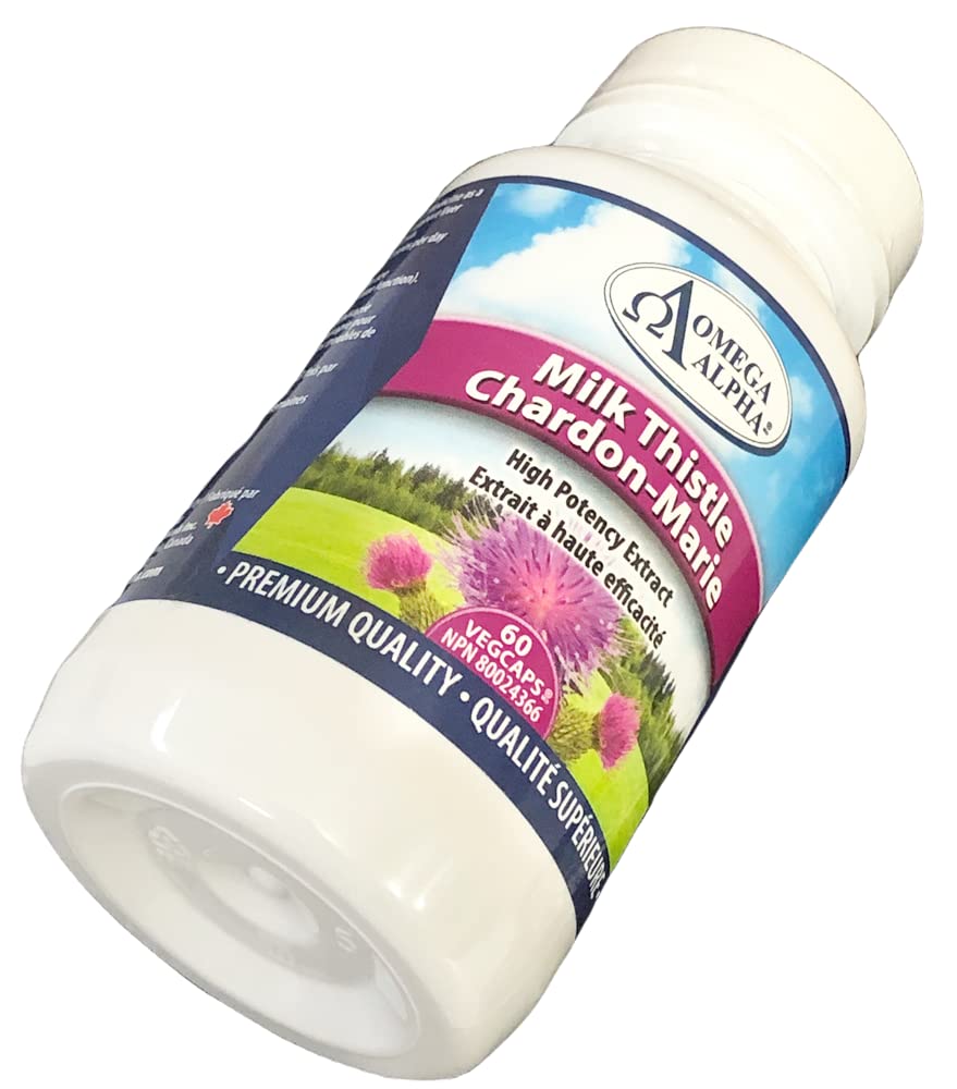 Omega Alpha Milk Thistle Standardized Extract - 60 Vegetarian Capsules - image 4