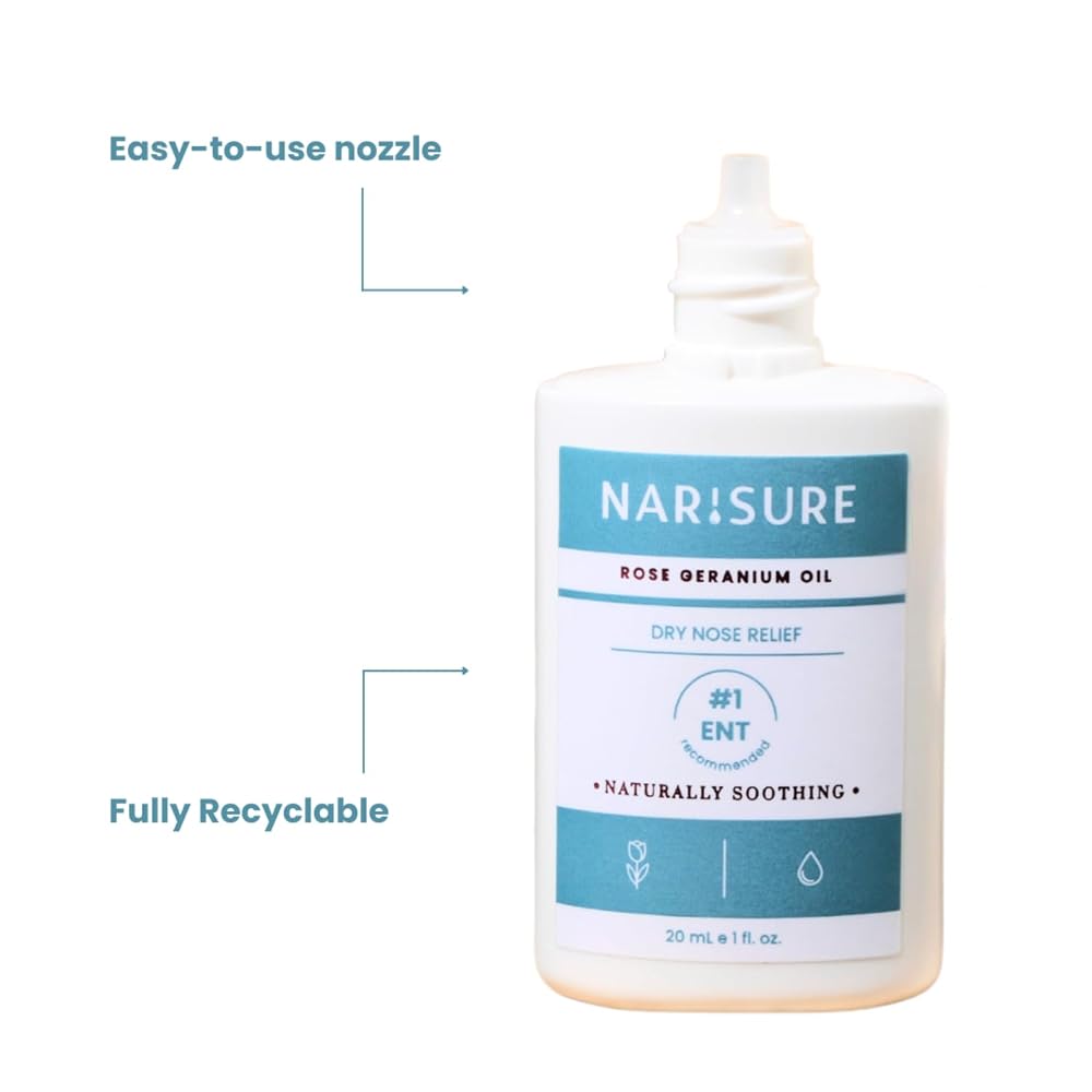 Narisure Dry Nose Relief Oil Rose Geranium - 20ml - image 3