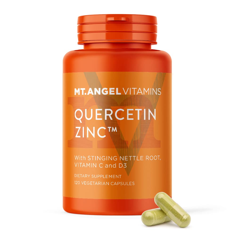 Mt. Angel Vitamins Zinc Quercetin with Bromelain - 120 Capsules