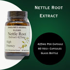 Barlowe's Herbal Elixirs Nettle Root Extract 425mg - 60 Capsules - image 3