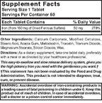 Nature's Blend Slow Iron 50 mg - 60 Tablets - image 3
