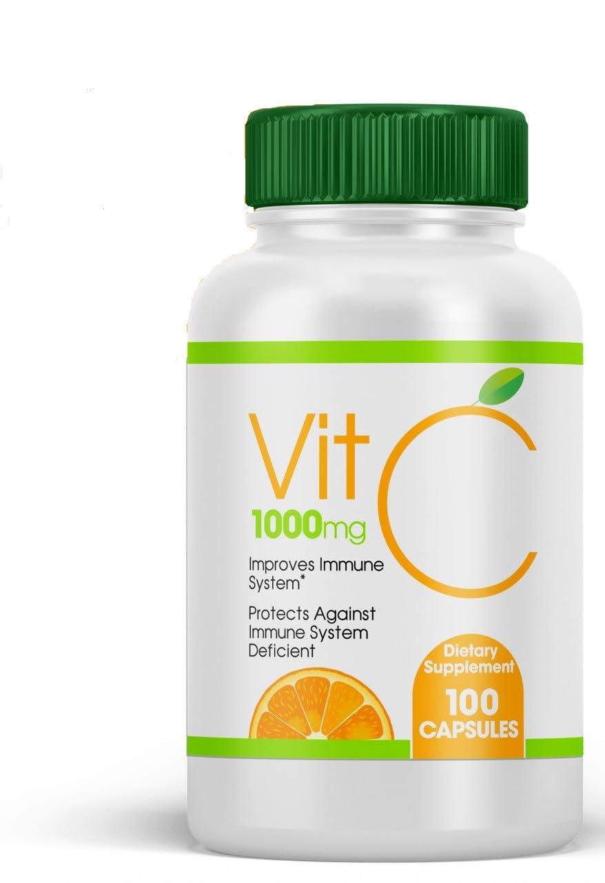 Natural Med Lab Super Vitamin C High Potency 1000 mg - 100 Capsules