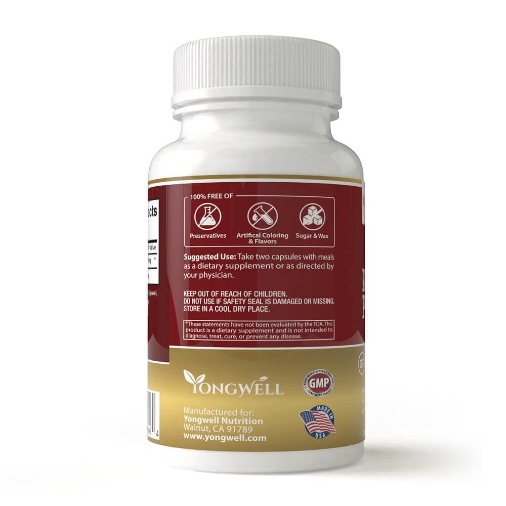 New Green Nutrition Panax Ginseng Extra Strength 1200mg - 100 Capsules - image 3
