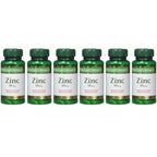 Nature's Bounty Zinc 50 mg Caplets - 600 Count (Pack of 6)