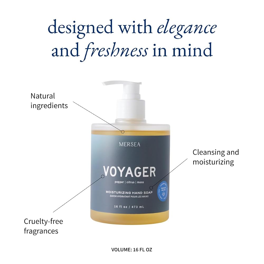 MER SEA & CO Moisturizing Liquid Hand Soap Voyager - 16 fl oz - image 2