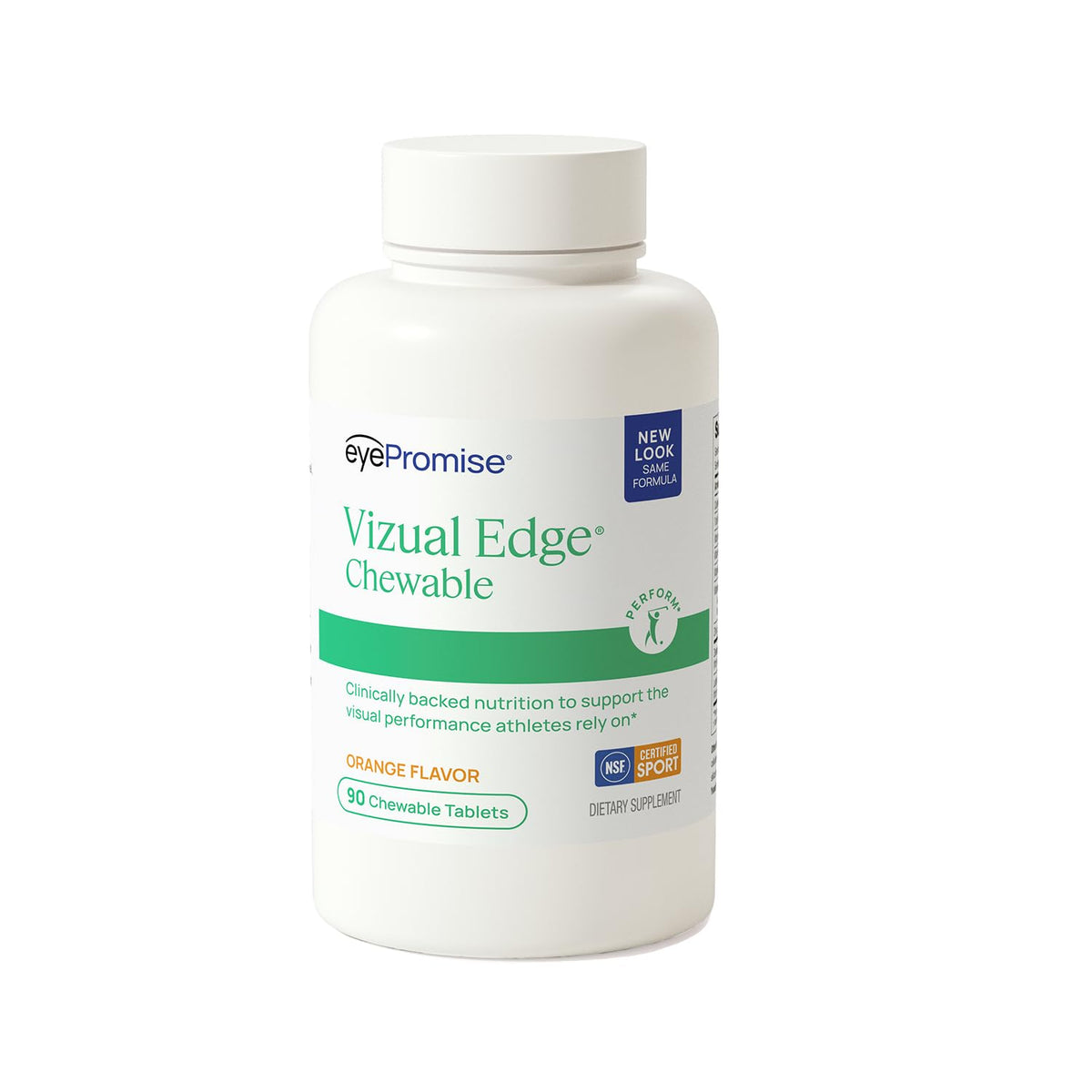 EyePromise Vizual Edge Chew Performance Eye Vitamin - NSF Certified