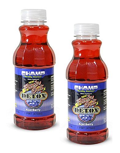 FLUSHOUT Champ Flush Out Detox Drink Acai Berry - 2 Pack