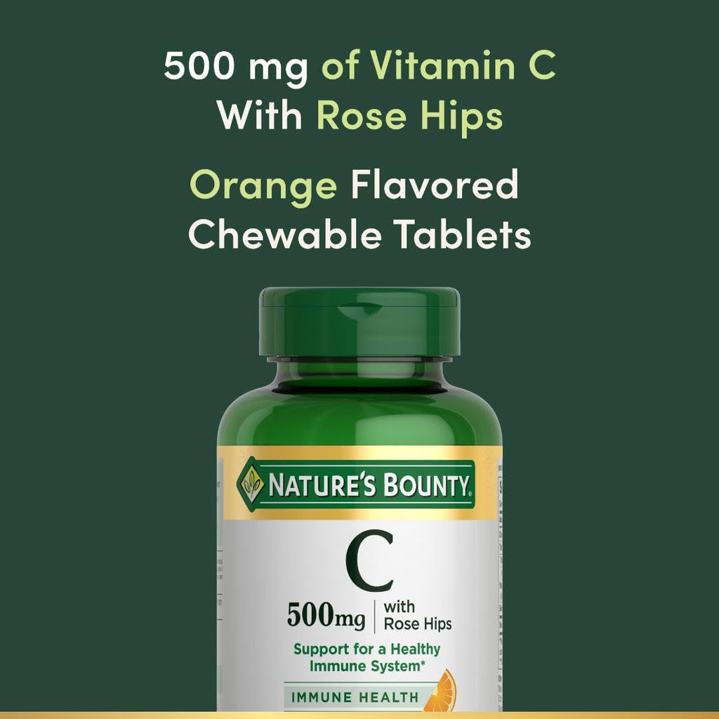 Nature's Bounty Vitamin C 500 mg Immune Support - 90 Tablets - image 3