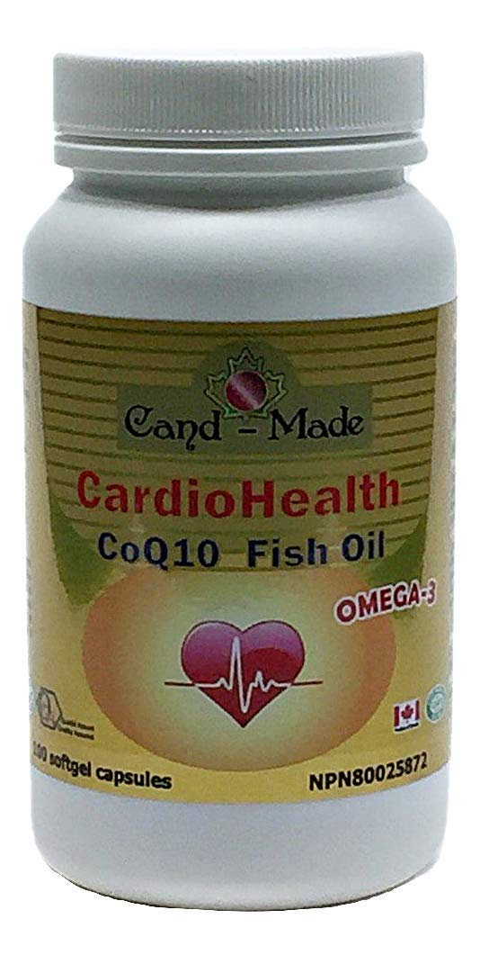 Cand-Made CoQ10 + Omega-3 Fish Oil CardioHealth - 100 Softgels