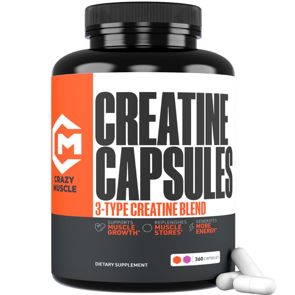 Crazy Muscle Creatine Monohydrate Pills - Parent