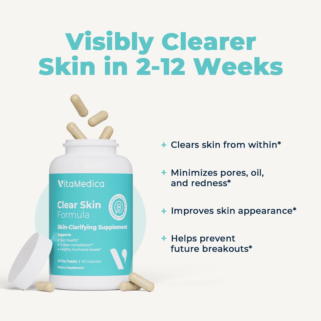 VitaMedica Clear Skin Vitamin Formula - 60 Capsules - image 8