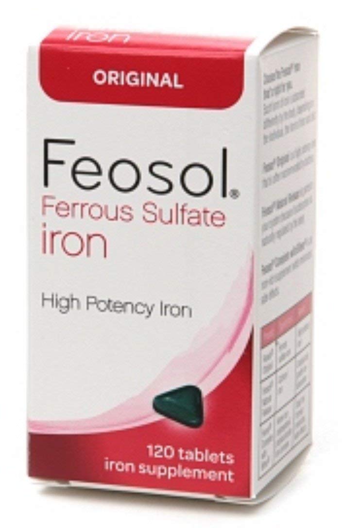 Feosol Ferrous Sulfate Iron Original - 1320 Tablets