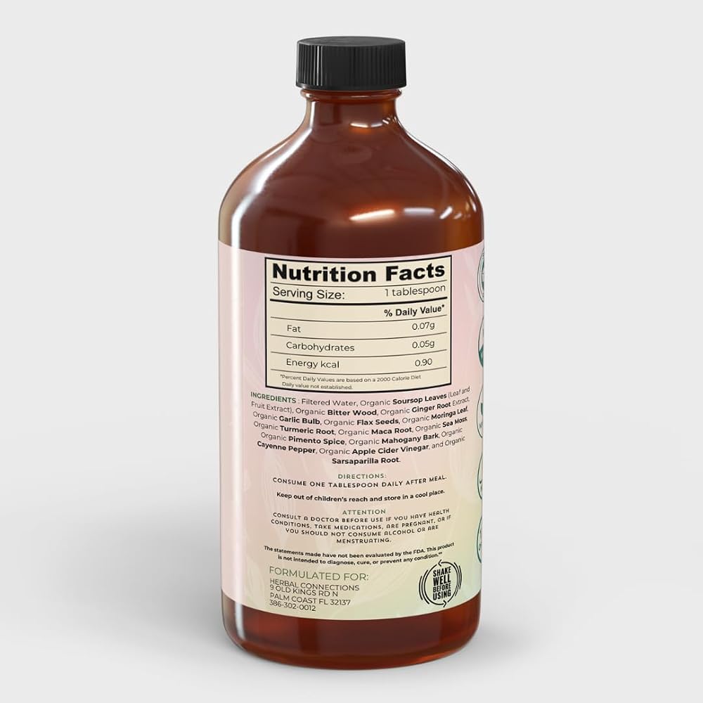 Herbal Connections Soursop Bitters Liquid - 32 Fl Oz - image 8