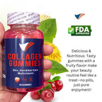 B2U Collagen Gummies for Women & Men with Biotin - 60 Gummies - image 2