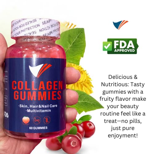 B2U Collagen Gummies for Women & Men with Biotin - 60 Gummies - image 2