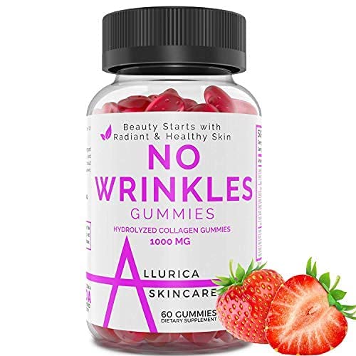 Allurica Collagen Gummies with Vitamin C - 60 Strawberry Gummy - image 3