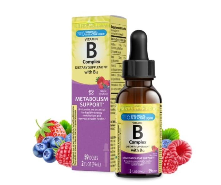 SEDLAV Vitamin B Complex with B12 Liquid - 2 fl oz
