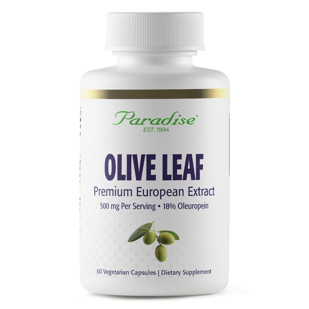 Paradise Herbs Olive Leaf Extract Spanish Andalusian - 60 Capsules