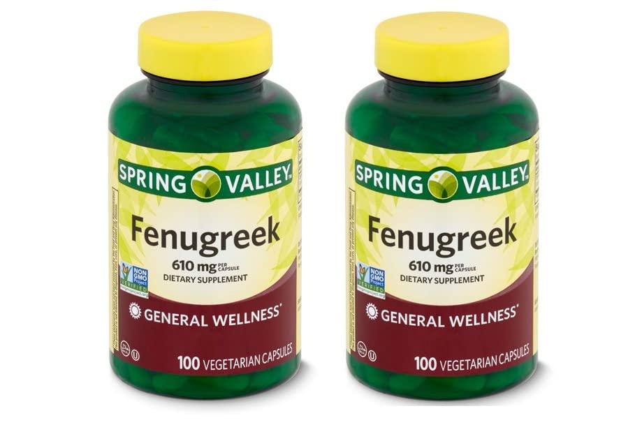 Spring Valley Fenugreek 610 mg Dietary Supplement