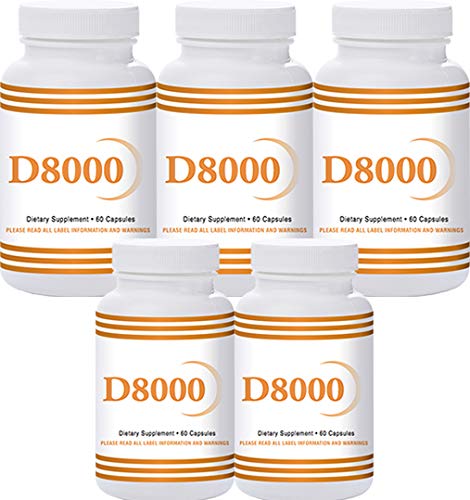 Natural Living Vitamin D3 8000 IU - 300 Capsules