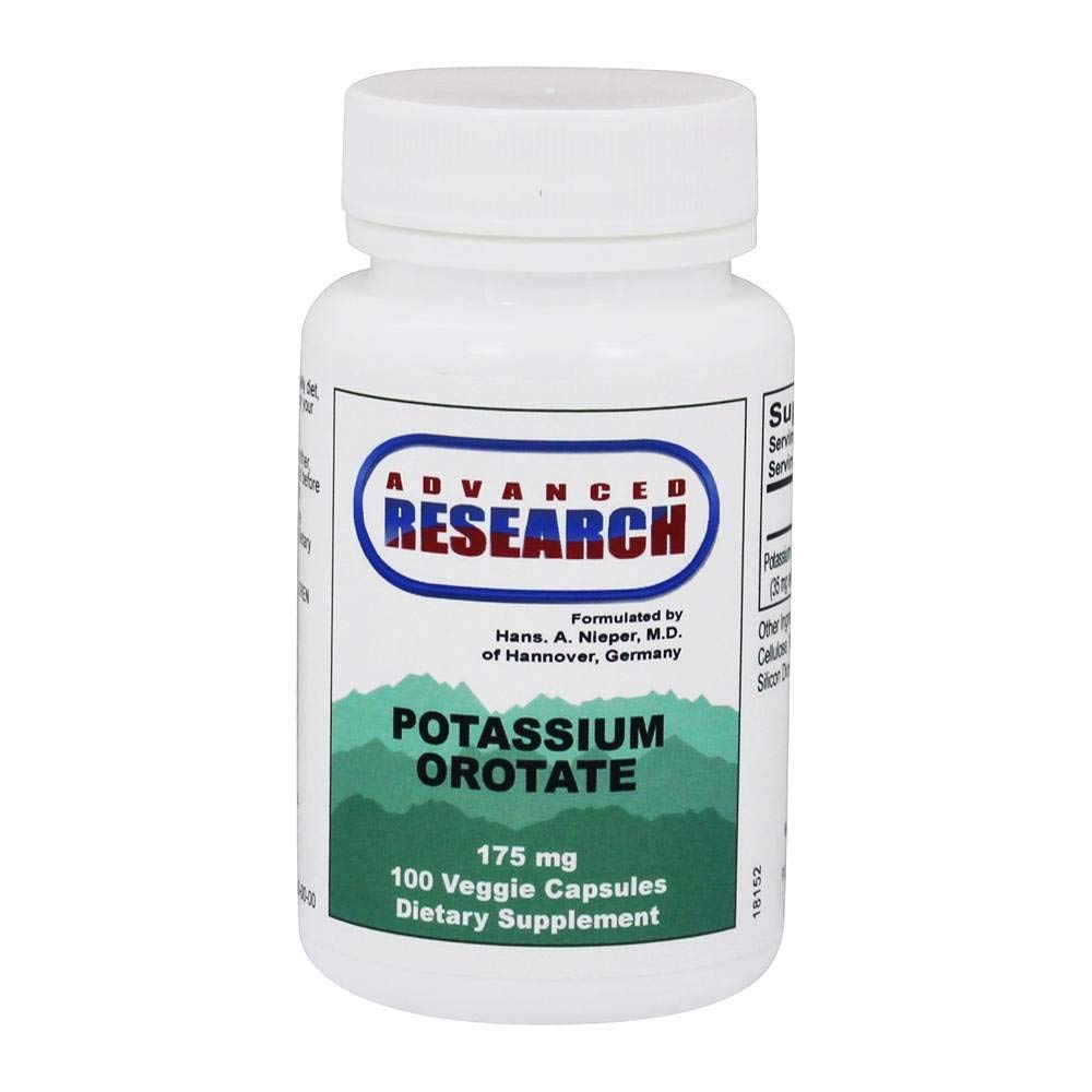Essential Vitamins Potassium Orotate 175 mg - 100 Vegetarian Capsules