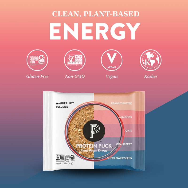 Protein Puck Plant Based Bars 16 Count 3.25 oz Full Size Parent