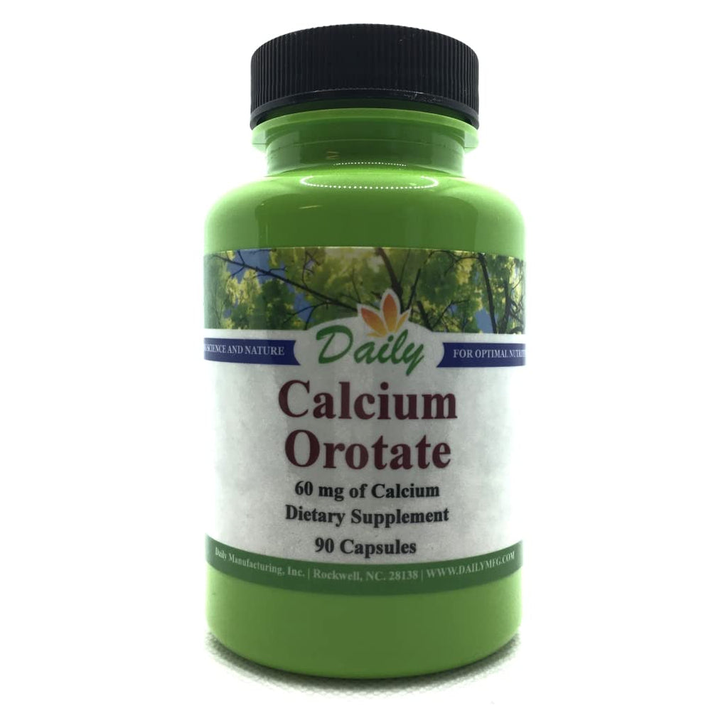 Daily Manufacturing Calcium Orotate - 90 Vegetarian Capsules