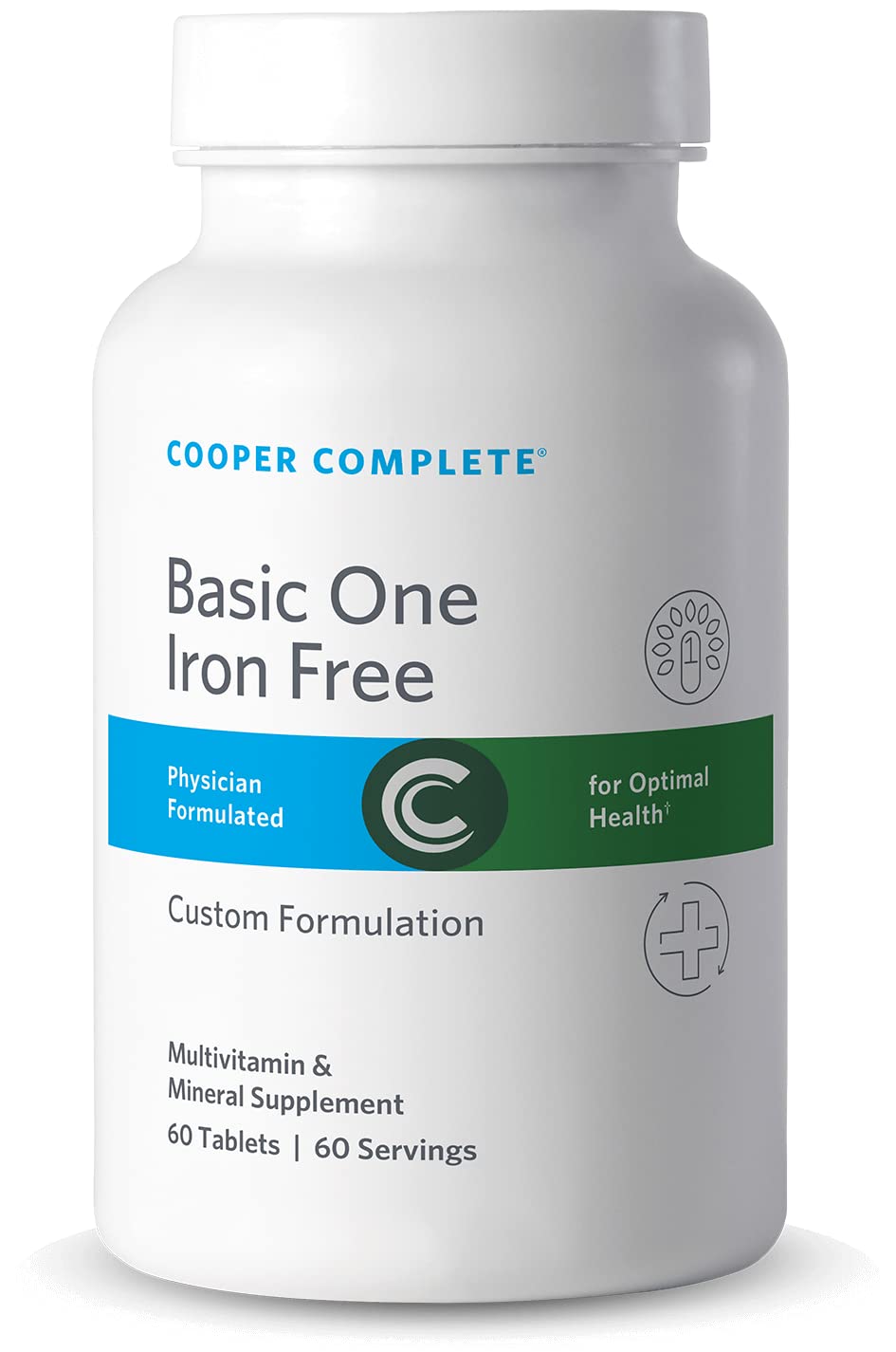 Cooper Complete Basic One Iron Free Multivitamin - 60 Tablets