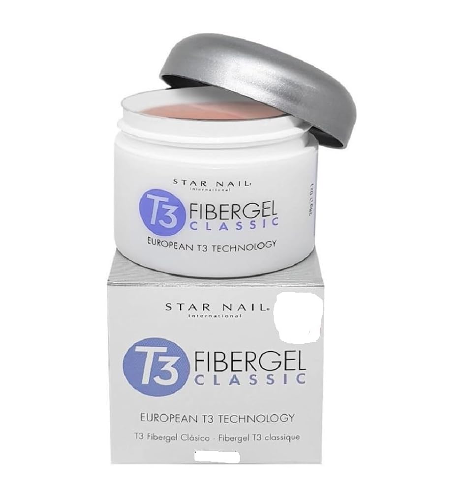 Star Nail T3 European Fibergel Opaque Nude Gel - 1 Fl Oz