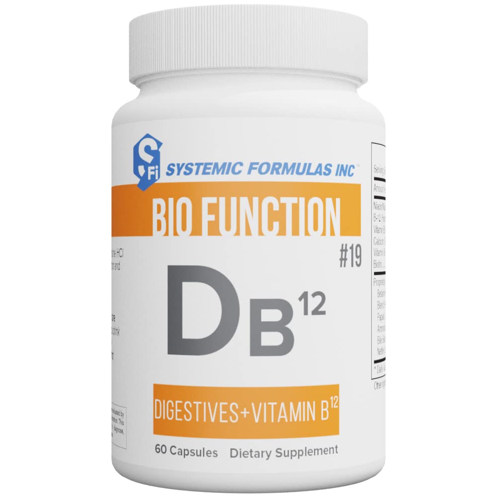 Systemic Formulas DB12 Digest Vitamin B12 - 60 Capsules