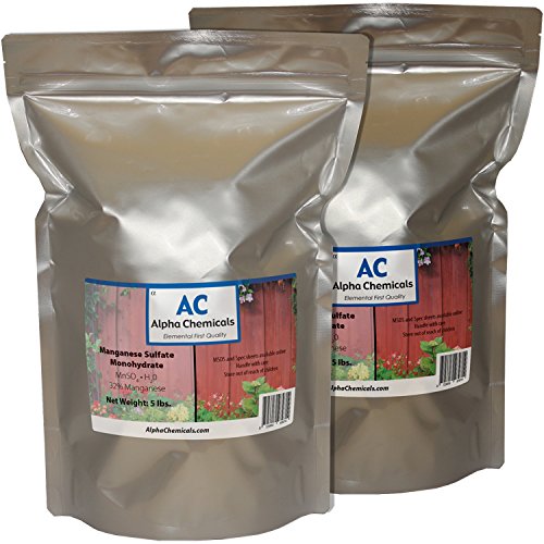 Alpha Chemicals Manganese Sulfate Monohydrate Powder - 10 Pounds
