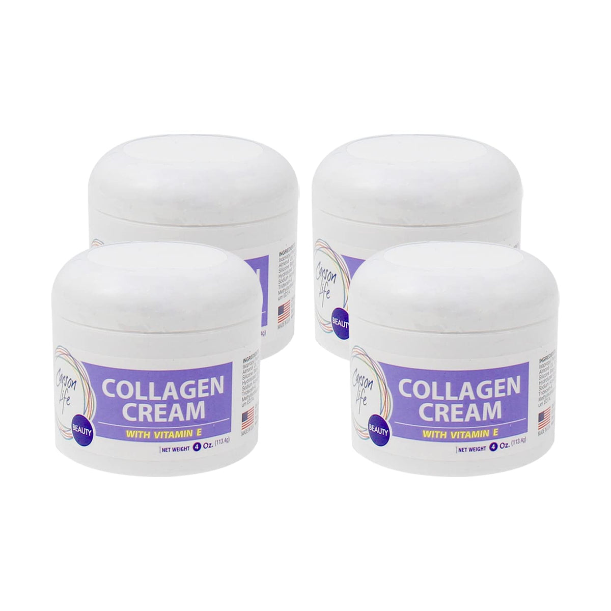 Carson Life Collagen Cream with Vitamin E Face Cream - 12 Fl Oz