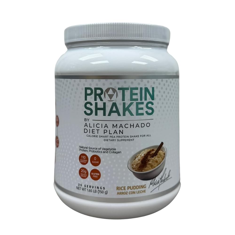 Alicia Machado Diet Plan Rice Pudding Protein Shake - 25 Servings