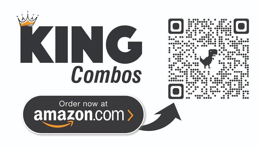 KING COMBOS Protein coffee flavored smart size bottle + King Combo QR