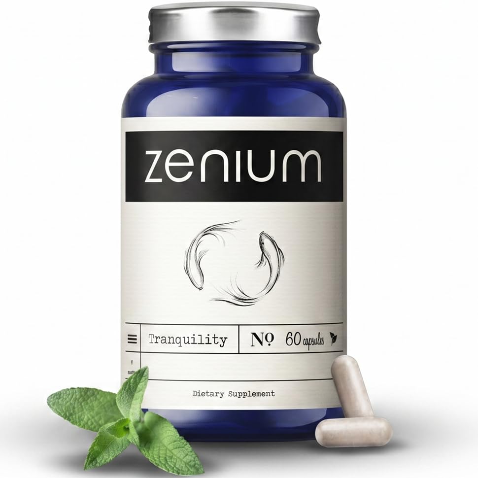 Zenium Stress Relief Supplement with Ashwagandha & Magnesium - 60 Capsules