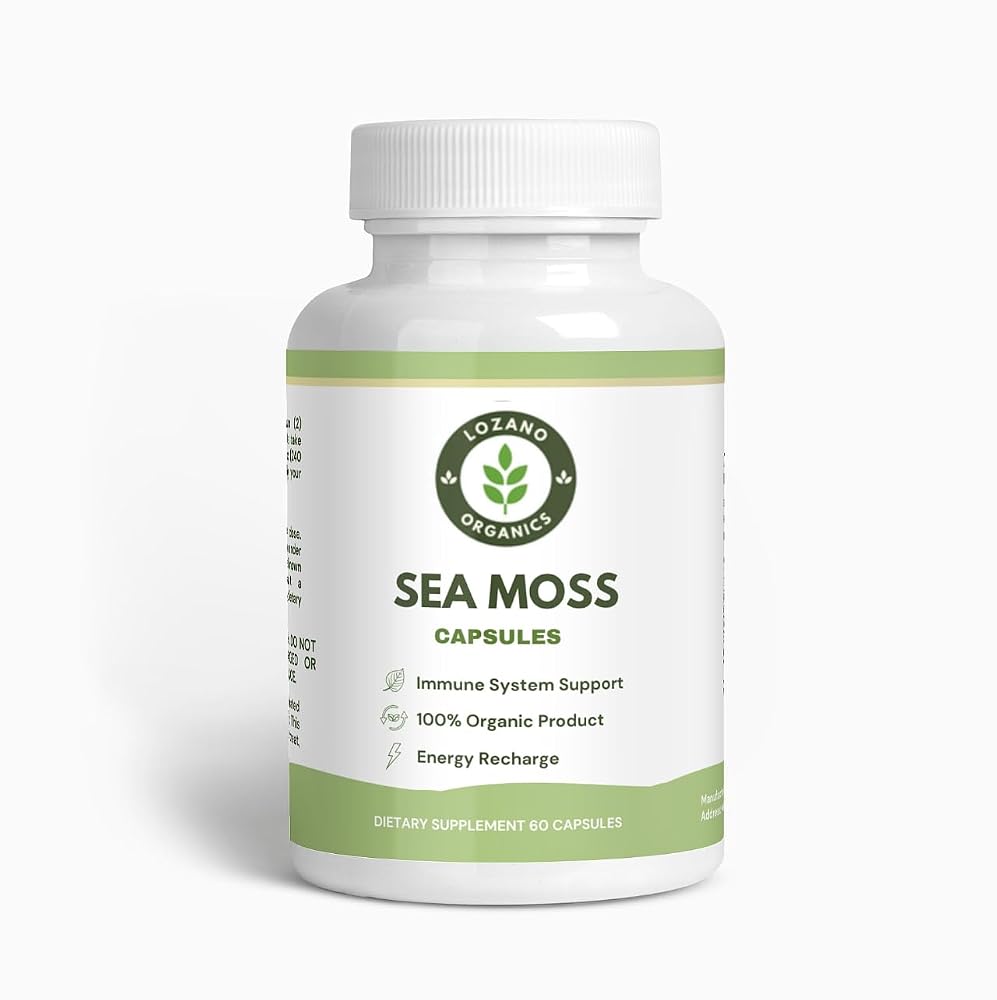 Lozano Organics Sea Moss Advanced Superfood - 60 Capsules