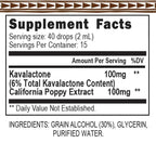 Happy Kava California Poppy Kava Tincture for Sleep - 1 Fl Oz - image 2