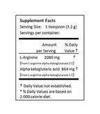 NuSci AAKG L-Arginine Alpha Ketoglutarate Powder - 250g - image 2