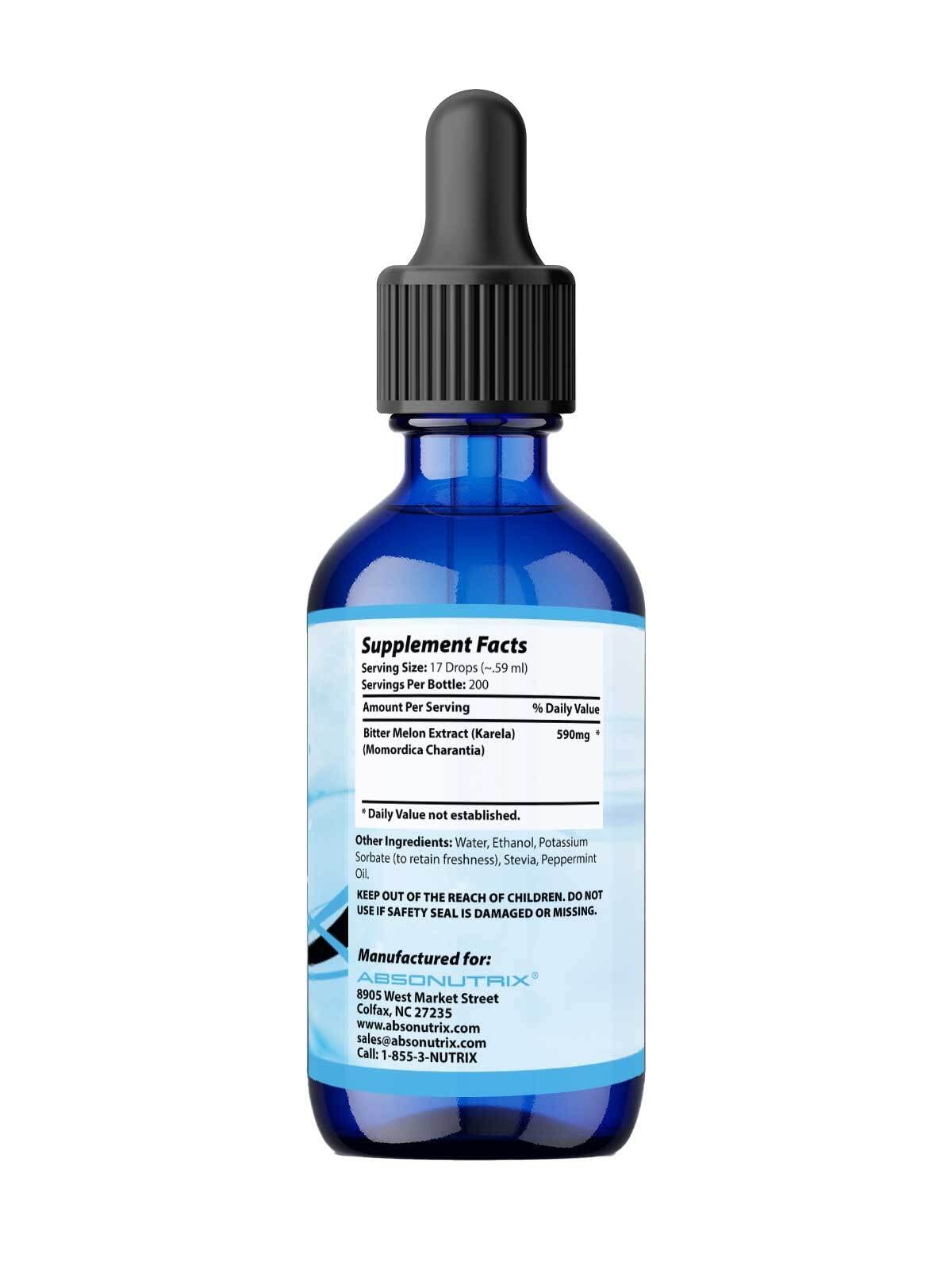 Absonutrix Bitter Melon Extract 590 mg Liquid - 4 Fl Oz - image 2