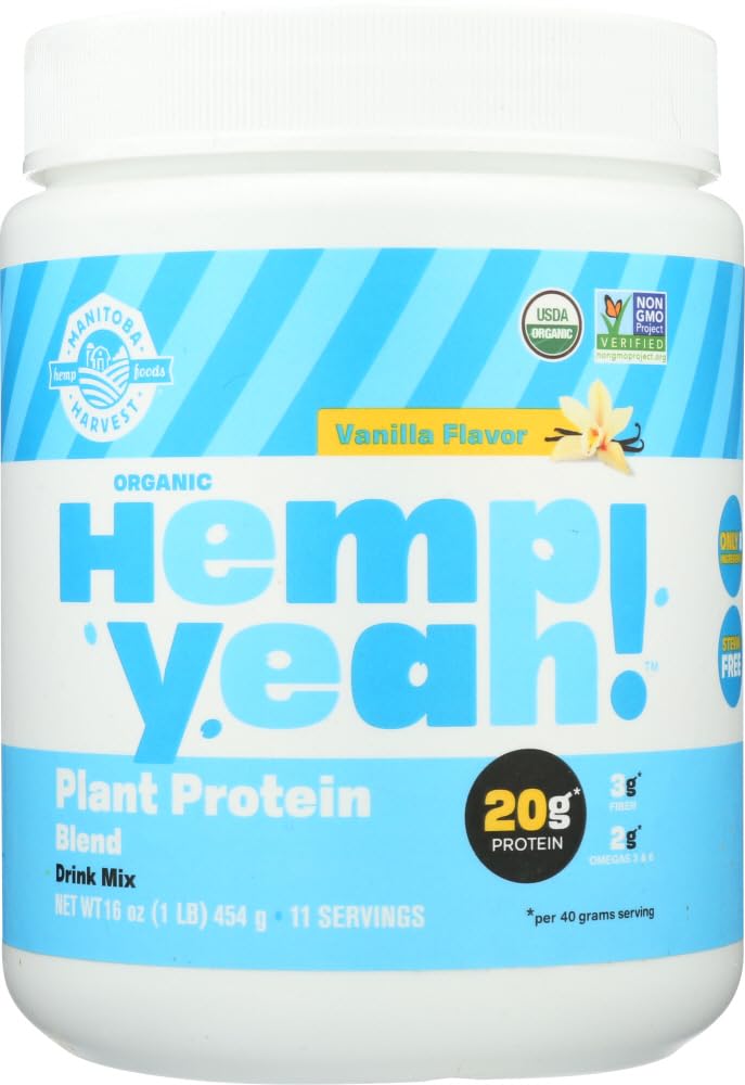 Hemp Yeah! Plant-Based Protein Powder Vanilla - 16 oz