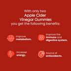 Esmerally Apple Cider Vinegar Gummies with B12 - 180 Gummies - image 6