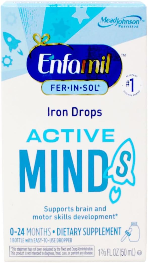 Enfamil Fer-in-Sol Iron Supplement Drops for Infants - 2 x 50 mL - image 2