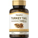Piping Rock Turkey Tail Mushroom Capsules - 200 Count